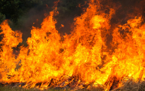 Donna salvata dai vigili del fuoco dopo un incendio